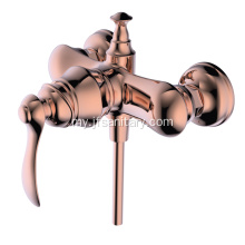 Multi-Function Brass Shower Valve နှင့် Rose Gold လက်ကိုင်